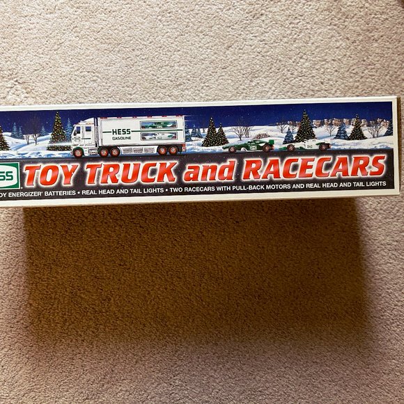 2003 Hess Toy Truck and Racecars- -New in Original Box – NIB w/ org bag - Picture 4 of 6